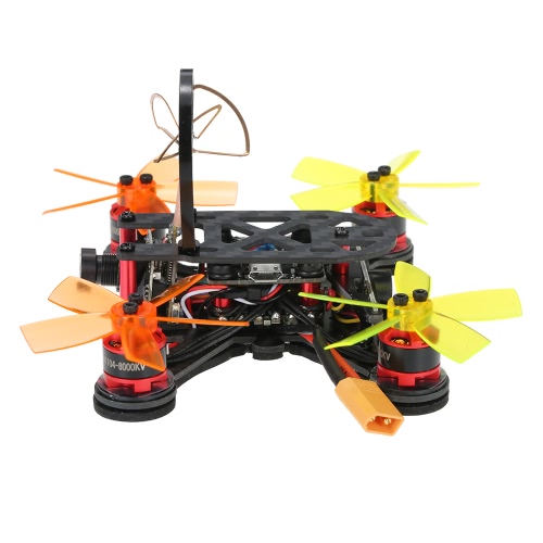 

FX100 100мм Micro FPV Racing Drone 5.8G 40CH 800TVL D1104 Бесщеточный двигатель RC Quadcopter с приемником Fsky F3 Flight Controll