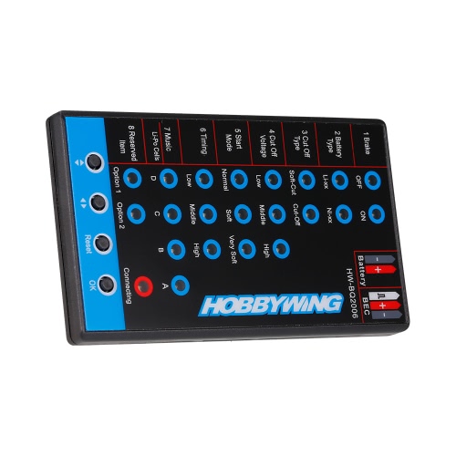 

Original Hobbywing LED Program Card for FlyFun SkyWalker Series Aircraft ESC