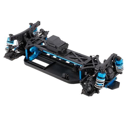 

1/10 4WD Electric On-Road Drift Racing Car Frame Kit Шасси Combo & 4шт. Резиновая шина