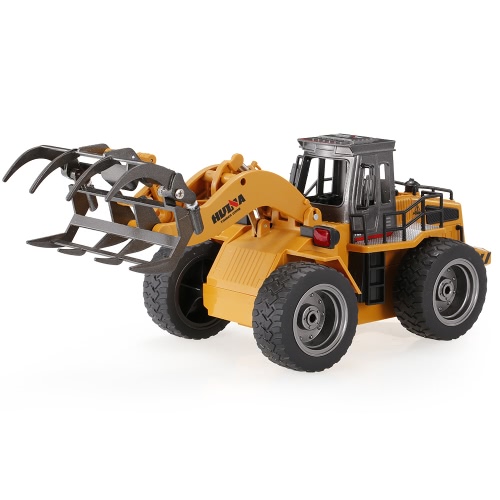 

HUI NA TOYS 1590 1/18 2.4Ghz 6CH Timber Grab Engineering Truck RC Автомобильные игрушки для детей Подарок
