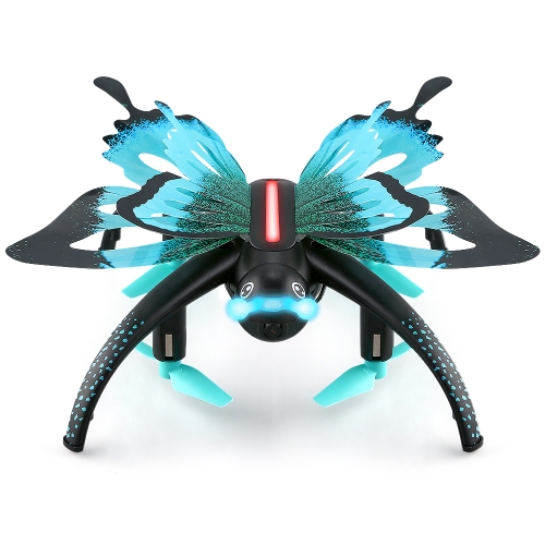 

Original JJR / C H42WH Butterfly WIFI FPV 0.3MP камера Quadcopter G-sensor Mini RC Selfie Drone Two Extra Battery