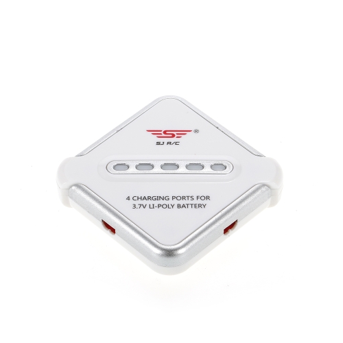 

4шт 3.7V 650mAh LiPo Батарея JST Plug & 4 в 1 Parallel USB Зарядное устройство для MJX X400 X800 X300 X300C JXD 509G