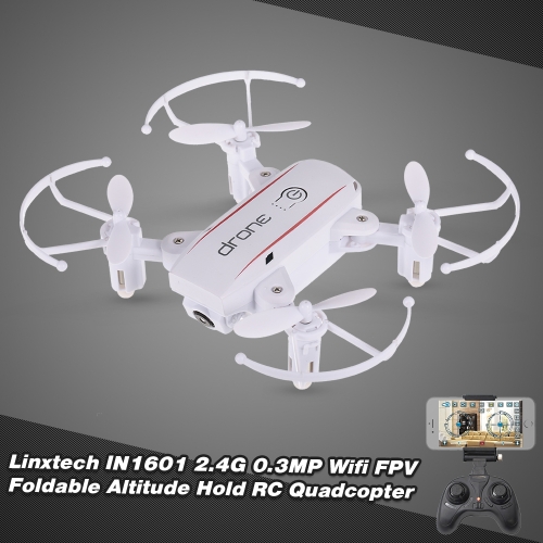 Linxtech IN1601 2.4G Drone Wifi FPV RC Quadcopter - RTF