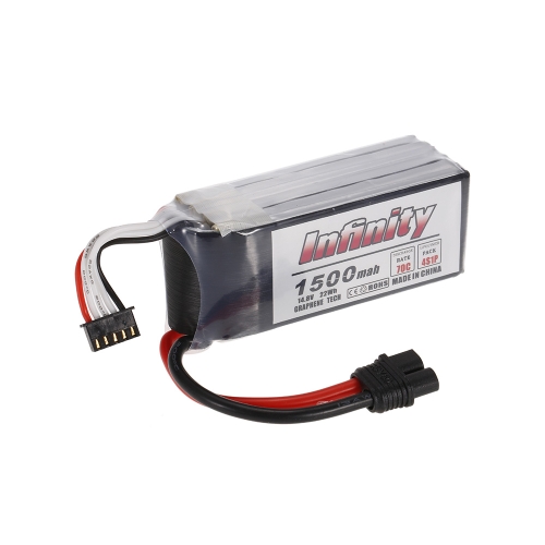 

Infinity 4S 14.8V 1500mAh 70C Graphene LiPo Аккумулятор SY60 для XT60 Plug 250 280 Racing Drone RC Quadcopter Вертолетная лодка