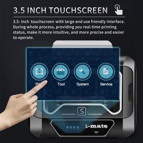 

QIDI TECH i-mates Full Assembled 3D Printer with 3.5 Inch Touchscreen