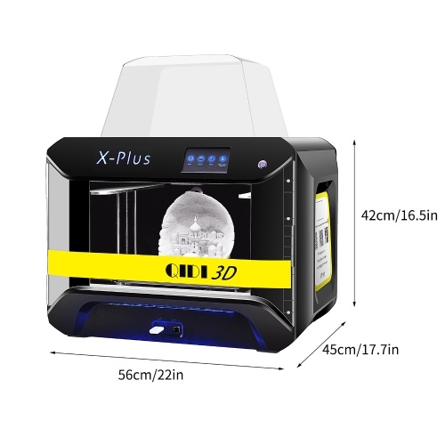 

QIDI TECH X-PLUS Industrial Grade 3D Printer with 4.3 Inch Color Touchscreen