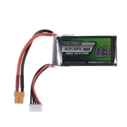 

14.8V 850mAh 30C 4S Аккумуляторная Li-Po батарея с XT30 Plug для RC Drone Quadcopter Самолет Автомобильный грузовик