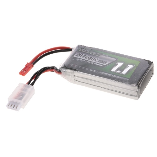 

11.1V 1100mAh 30C 3S Rechargeable Li-Po Battery with JST Plug for RC Racing Drone Quadcopter Helicopter Airplane Car Truck