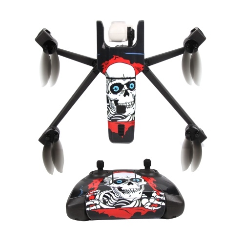 

Sunnylife Protector Sticker Waterproof PVC Skin Cover Sticker Skull for Parrot Anafi Drone Remote Controller