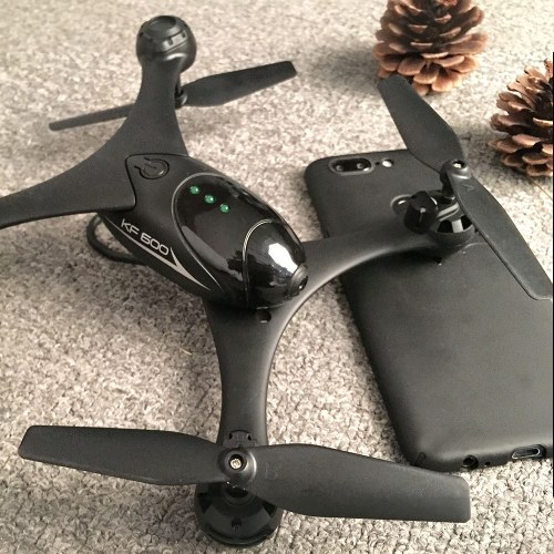 

KFPLAN KF600 Drone с камерой 720P Wifi FPV Оптический позиционный позиционный позиционный снимок Высота надстройки Quadcopter с 2 батареями