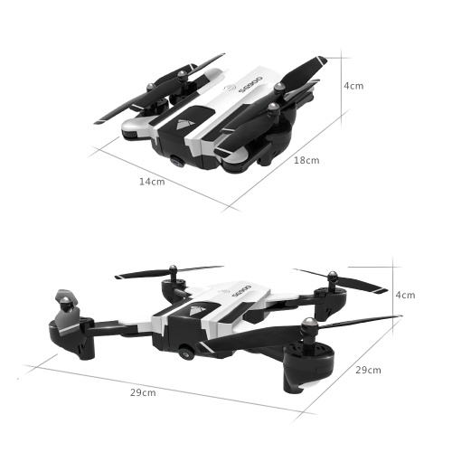 

SG900 RC Drone 720P Wifi FPV Позиционирование оптического потока 22mins Жест Фото / Видео Следуйте за мной Высота над уровнем моря Держатель Складной RC Quadcopter для начинающих