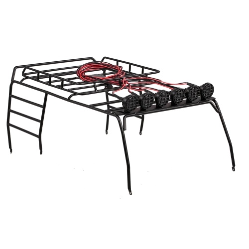 

Metal Roof Luggage Rack with 6 White LED Light