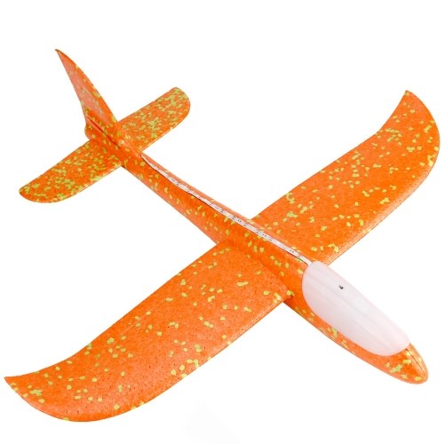 

Hand Throwing Foam Airplane Glider with Head and Body LED Lights
