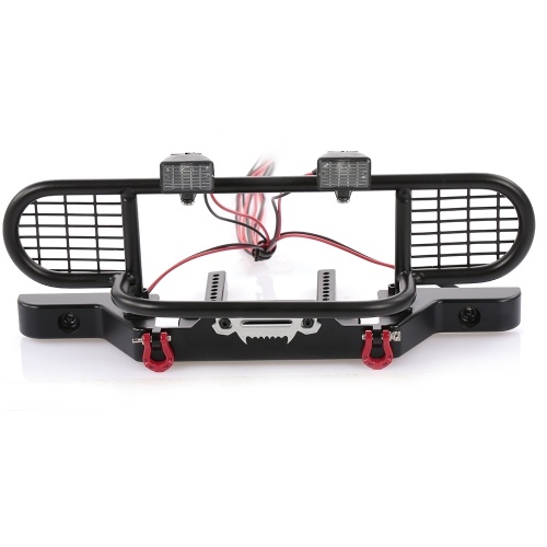 

RC Car Metal Bumper with 2 LED Light Remote Control Winch