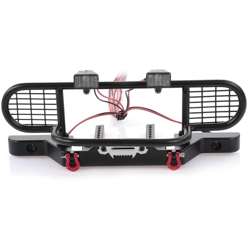 

RC Car Metal Bumper with 2 LED Light Remote Control Winch