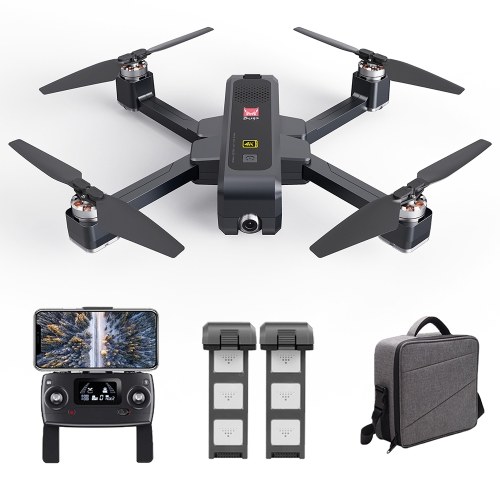 MJX B4W Bugs 4W 5G WIFI FPV GPS Brushless 4K Camera RC Drone(2 Battery and Handbag)