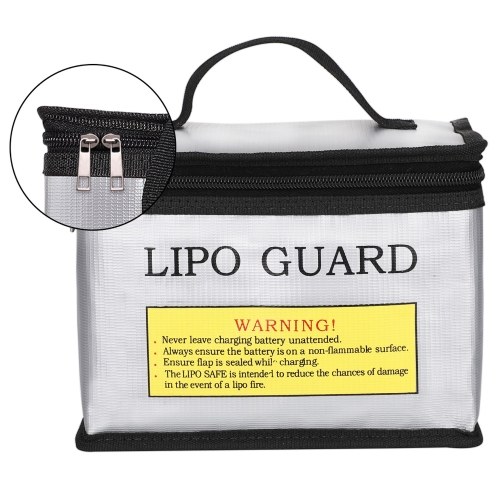 

215*145*165mm Lipo Safe Bag for Battery Fireproof Explosion Proof Waterproof Battery Storage Bag