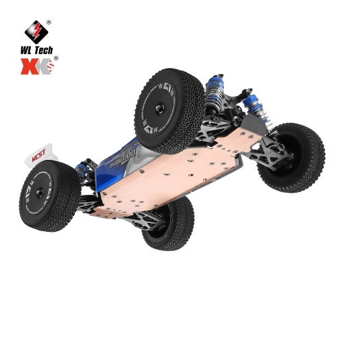WLtoys 144011 Remote Control Car 1/14 2.4GHz 65KM/H High Speed Off Road Car 4WD Vehicle Gifts for Kids Adults 2 Battery