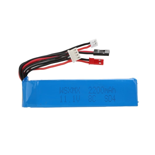 

11.1V 2200mAh 8C 3S Li-po аккумулятор 3-коннектор для передатчика радиолокатора JR Futaba Walkera RadioLink