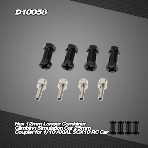 

D10058 Обновления часть 12 мм шестигранной 25 мм стяжки для осевой SCX10 1/10 4WD Электрические RC автомобиля