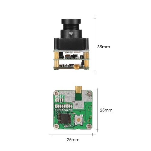 

800TVL PAL FPV Camera with 5.8G 400mW 32CH Transmitter Combo Set for QAV250 280 RC Quadcopter Drone