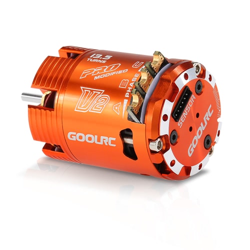 GoolRC 540 13.5T Modificado 2860KV Brushless Sensored sincronismo Motor ajustável para 1/10 RC Car