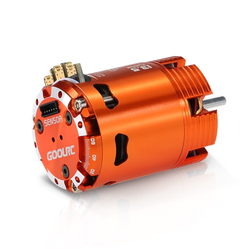 

GoolRC 540 13.5T Измененный 2860KV Сенсорный бесшумный регулируемый по времени двигатель для 1/10 RC автомобиля
