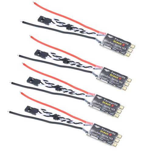 

4шт. Любимая LittleBee-Spring BLHeli_S 30A OPTO 2-6S Бесщеточный ESC Dshot для QAV280 F330 F450 FPV Racing Drone