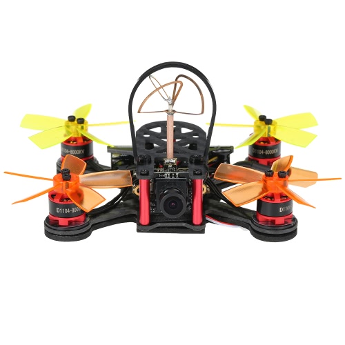 

FX100 100 мм Micro FPV Racing Drone 5.8G 40CH 800TVL D1104 Бесщеточный двигатель RC Quadcopter с Flysky приемником F3 Flight Contr