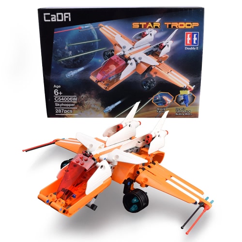 287Pcs Double E C54006W Building Blocks Star Wars Skyhopper DIY Aircraft Building Kit Toys от Tomtop.com INT 287Pcs Double E C54006W Building Blocks Star Wars Skyhopper DIY Aircraft Building Kit Toys от Tomtop.com INT