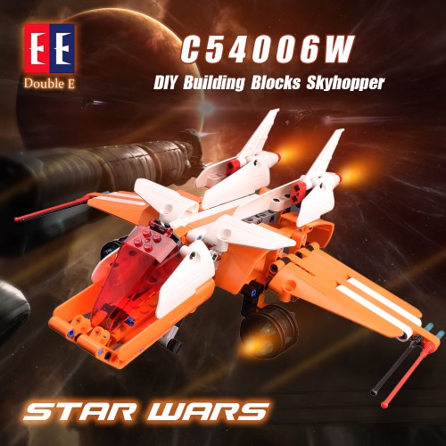 287Pcs Double E C54006W Building Blocks Star Wars Skyhopper DIY Aircraft Building Kit Toys от Tomtop.com INT 287Pcs Double E C54006W Building Blocks Star Wars Skyhopper DIY Aircraft Building Kit Toys от Tomtop.com INT