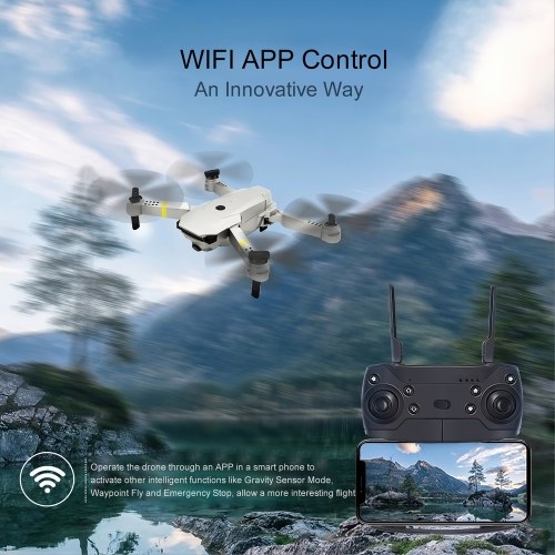 

GD88 720P Wide-angle Wifi FPV RC Drone Altitude Hold One Key Return Foldable RC Training Quadcopter for Beginner Christmas Gift