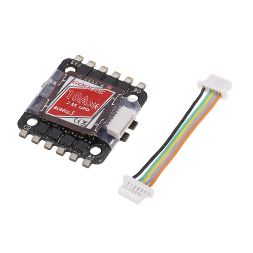 Original GoolRC 4 in 1 10A ESC 2-3S BLHeli_S Oneshot125 Multishot for 80 90 100 Tiny Micro FPV Racing Quadcopter