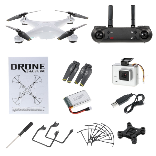 DM DM106 2.0MP 720P WIFI FPV RC Drone Quadcopter RTF