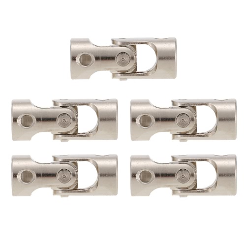 5pcs aço inoxidável 4 a 3,17 mm Full Metal Universal Cardan acoplamentos para RC carro e barco D90 SCX10 RC4WD