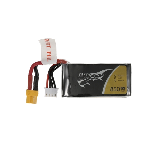 

ACE TATTU 850mAh 11.1V 45C 3S1P 3S Lipo Аккумулятор с разъемом для подключения XT30 для FPV Racing Drone