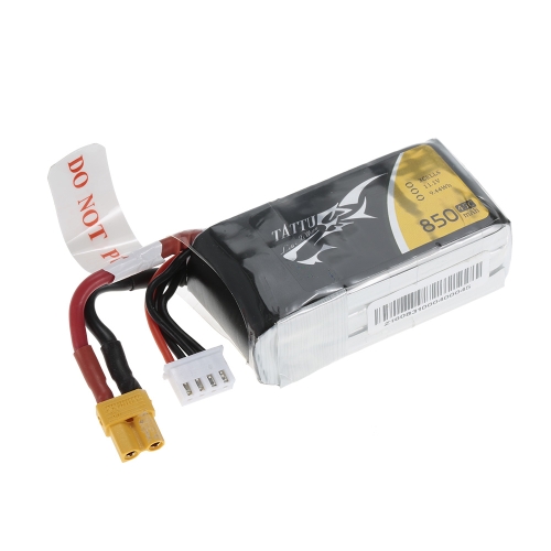 ACE TATTU 850 mAh 11.1 V 45C 3S1P 3S Lipo batería con conector XT30 Plug para FPV Racing Drone