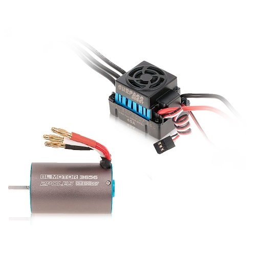 BL3656 3200KV Brushless Motor e 2-3S 45A Brushless ESC À Prova D 'Água para 1/10 RC Carro Caminhão Off-road HSP TRAXXAS veículo