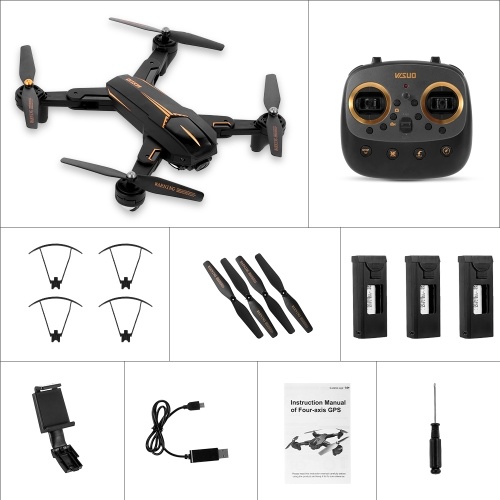 

VISUO XS812 2.4G GPS 5G Wifi RC Drone с 3 батареями