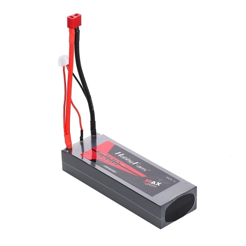 HobbyFans 7.4V 5200mAh Lipo Battery 50C 2S Battery for 1/10 1/8 RC Car Losi Traxxas HPI Axial Tamiya RC Crawler