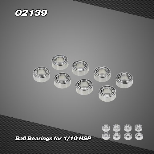 

02139 10*5*4mm Ball Bearings for 1/10 HSP 4WD Buggy Car