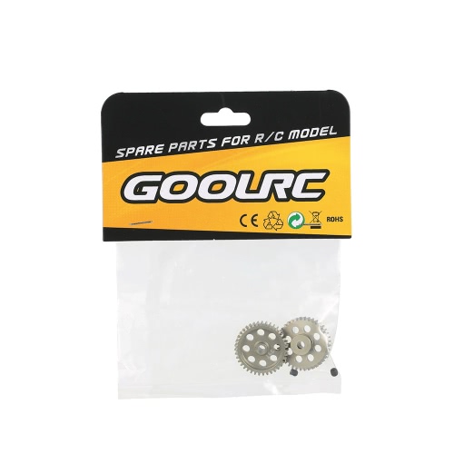 

GoolRC 2Pcs 48DP 3.175mm 39T Pinion Motor Gear for RC Car Brushed Brushless Motor