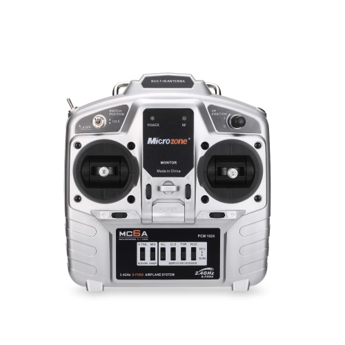 

MC6C 2.4G S-FHSS 6CH Режим 2 Передатчик с E6-A 6CH приемником для RC с неподвижным крылом Quadcopter Multicopter Drone