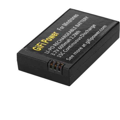 

GiFi Power 600mAh 2.2Wh 15C 3.7V LiPo Аккумулятор для Parrot Mini Drones Jumping Sumo Rolling Spider