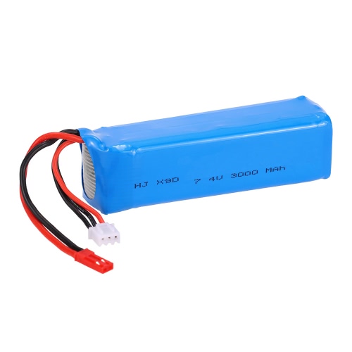 7.4V 3000mAh LiPo Battery for Frsky Taranis X9D PLUS Remote Controller RC Transmitter