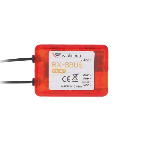 

Original Walkera RX-SBUS PPM Mini 2.4G 12CH Receiver for QAV250 180 210 FPV Racing Quadcopter Compatible with Devo 7 10 F7