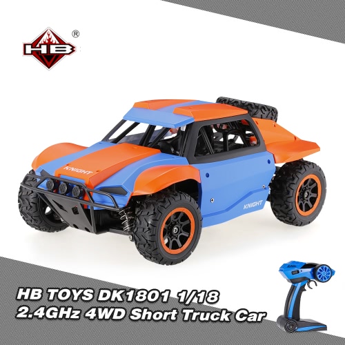 

HB TOYS DK1801 1/18 2.4GHz 4WD High Speed Short Truck Off-road Racing Rally Car RTR