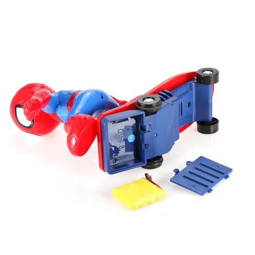 

2.4G 2CH пульт дистанционного управления Super Heroes Spiderman RC Скейтборд Anti Rolling Music Toy для детей