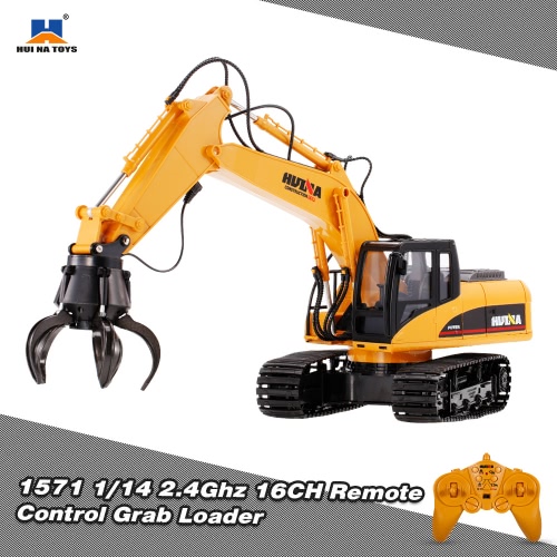 

HUINA TOYS 1571 1/14 2.4Ghz 16CH Remote Control Grab Loader Grapple Tractor Truck Construction Vehicle Engineering Toys