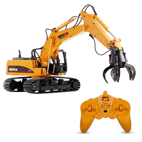 

HUINA TOYS 1571 1/14 2.4Ghz 16CH пульт дистанционного управления Grab погрузчик Грейфер трактор грузовик Строительство транспортных средств игрушки